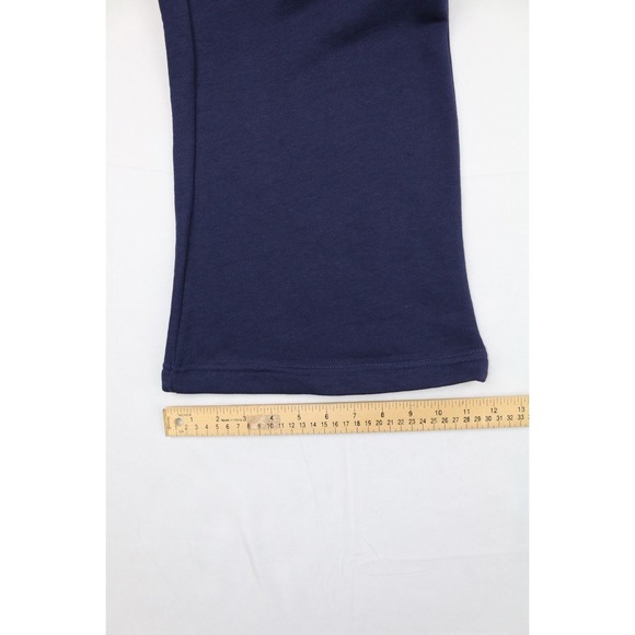 Ed Hardy Womens Broken Hearts  Sweatpants Wide Leg Y2K Navy Eclipse L  Fleece - Picture 16 of 16